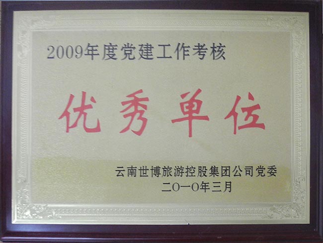 6-2009年黨建工作優(yōu)秀單位